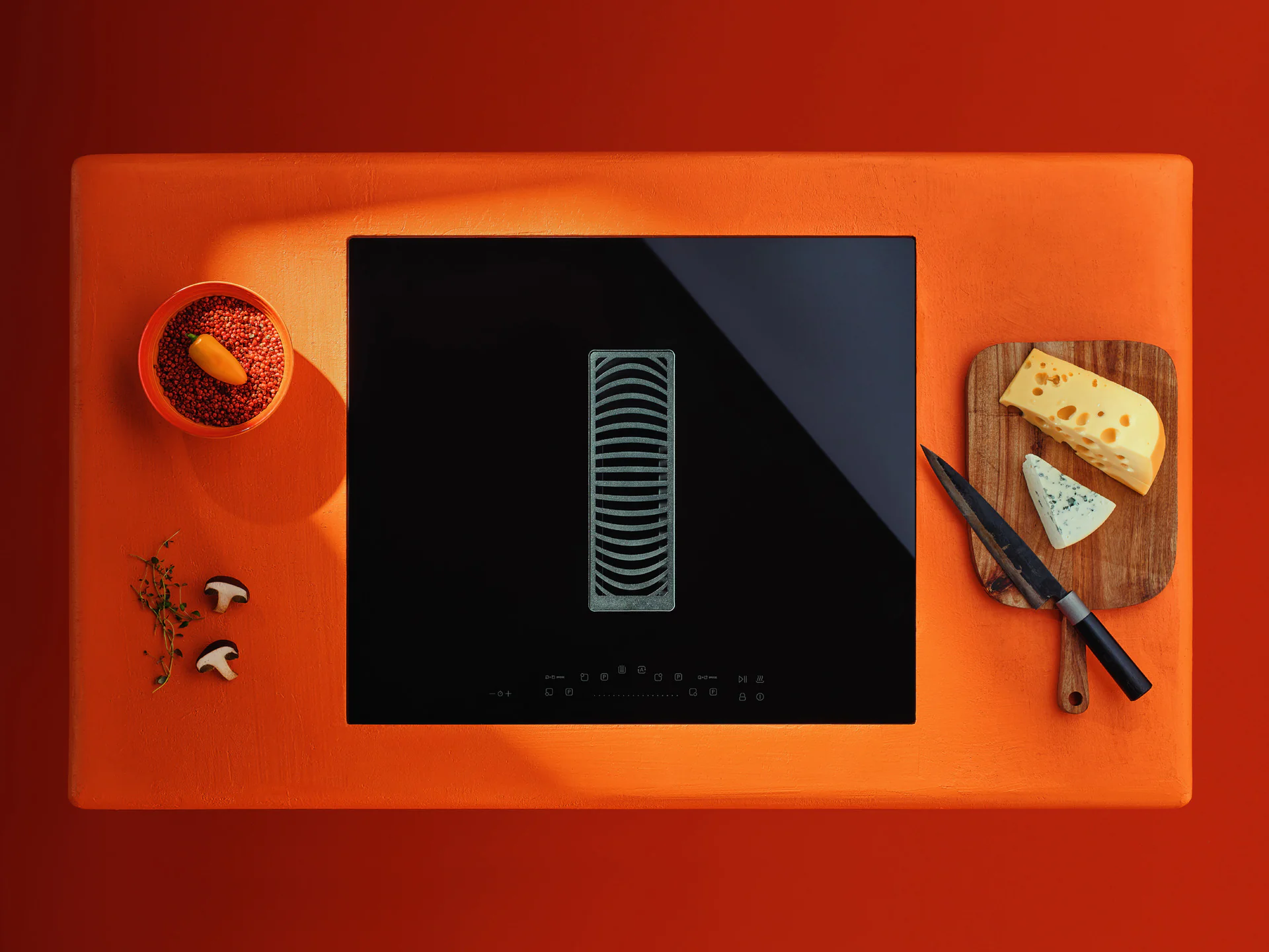 Ideálna kombinácia odsávača pár WIZARD Slim s indukčnou doskou CDB7201C